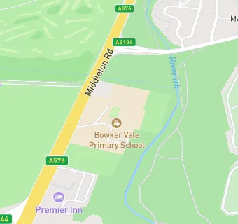 map for Bowker Vale Primary School