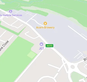 map for White Rose Service Station