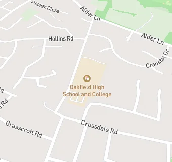 map for Hollins Community Primary School