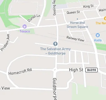 map for The Salvation Army