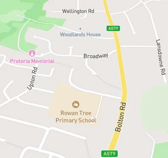 map for Local Kitchen Rowan Tree Primary School