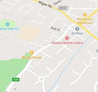 map for Hindley Pharmacy