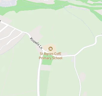 map for St Agnes CofE Primary School