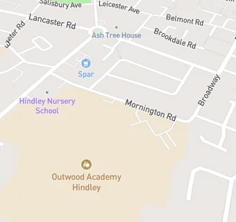 map for Hindley High School