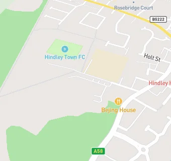 map for Wigan & Leigh Hospice