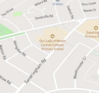 map for Our Lady Of Mount Carmel Catholic Primary School