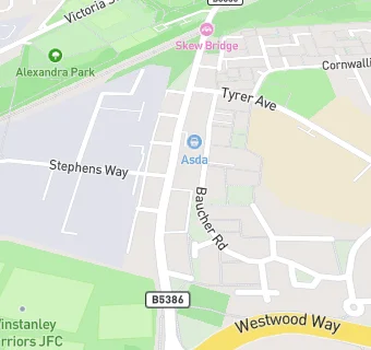 map for Subway (Warrington Road Service Station)