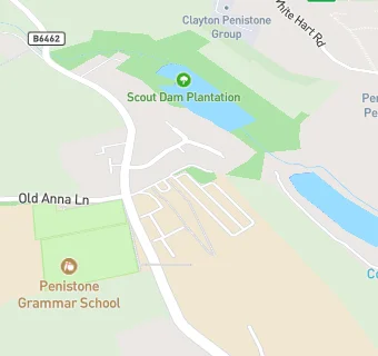 map for Penistone Grammar School