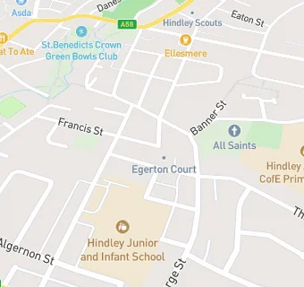 map for Egerton Court