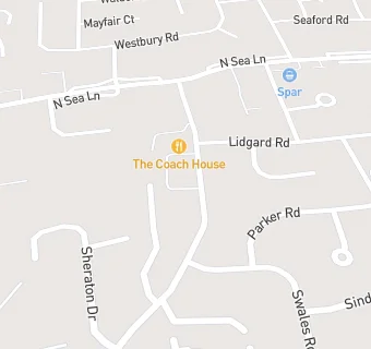 map for The Coach House