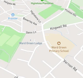 map for Ward Green Junior School