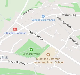 map for Silkstone Common J & I School