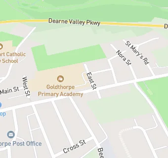 map for Goldthorpe Primary Academy