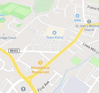 map for Tesco Extra