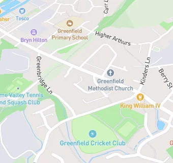 map for Pennine Medical Centre - Greenfield