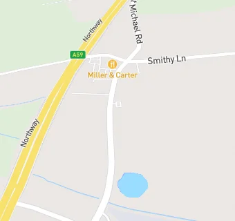 map for Miller & Carter Aughton