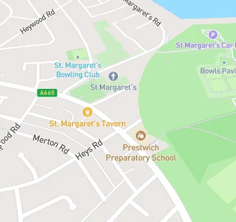 map for Prestwich Preparatory School