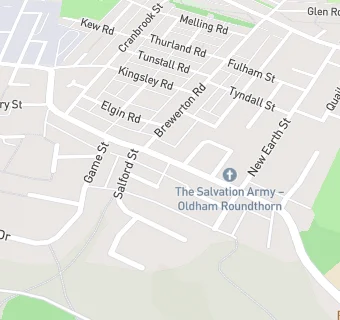 map for The Salvation Army