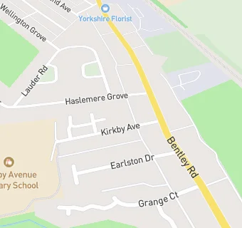 map for Kirkby Avenue Junior School