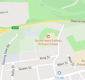 map for Sacred Heart Catholic Primary School