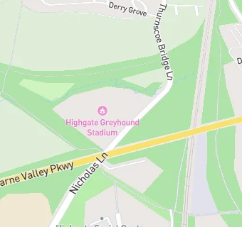 map for Highgate Greyhound Stadium