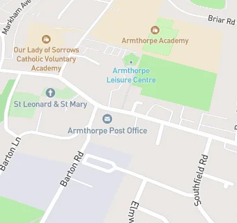 map for Armthorpe Daycare Nursery