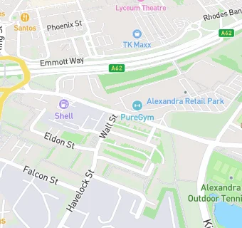 map for Alexandra Park Service Station