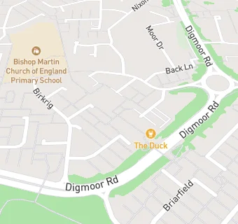 map for Digmoor Dental Practice