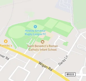 map for St Benedict's Catholic Primary School