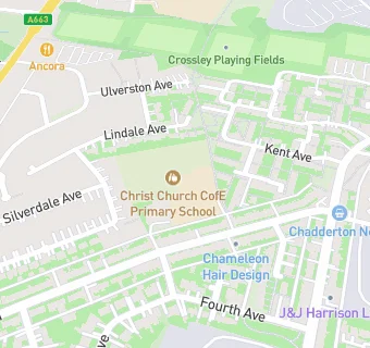 map for Christ Church CofE Primary School