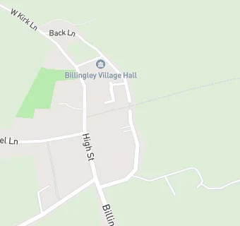 map for Billingley Christmas Trees Ltd