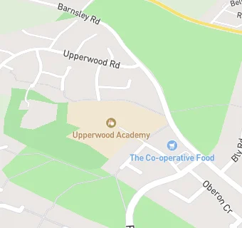 map for Darfield Upperwood Primary School