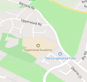 map for Upperwood  Primary  Academy