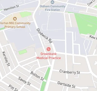 map for Greenbank Medical Practice