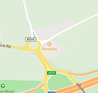 map for Bickerstaffe Service Station (Bp)