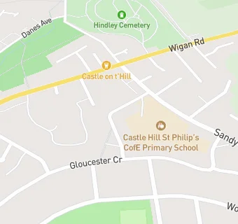 map for Castle Hill St Philip's CofE Primary School