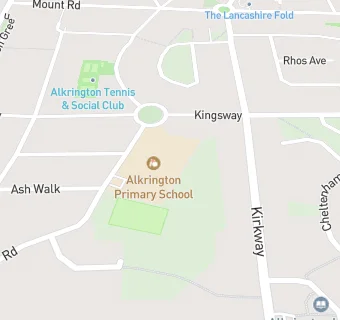 map for Alkrington Primary School