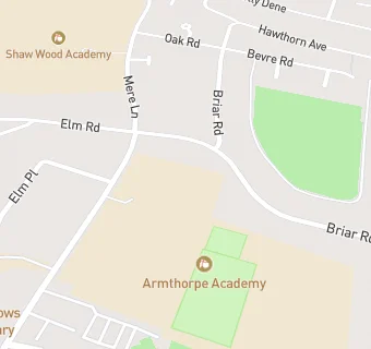 map for The Armthorpe School