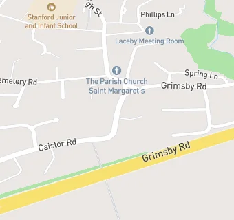 map for Laceby Chinese