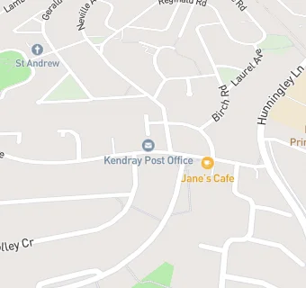 map for Janes' Cafe