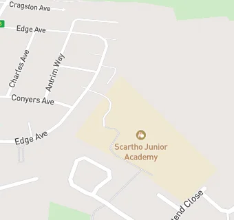 map for Scartho Junior School