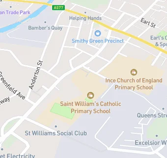 map for St William's Catholic Primary School