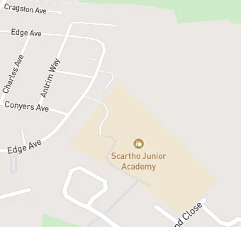 map for Chartwells at Scartho Junior Academy