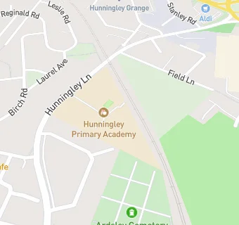 map for Hunningley Primary School