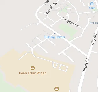 map for Mellors Catering -  Dean Trust Wigan