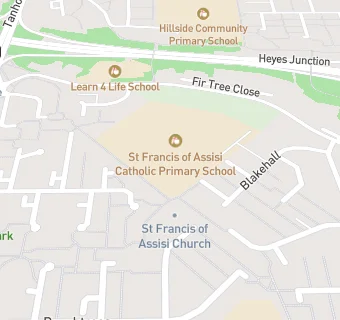 map for St Francis of Assisi Catholic Primary School