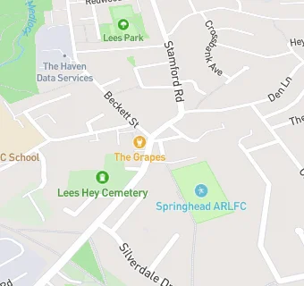 map for The Grapes