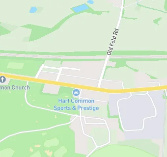 map for Hart Common Golf Club