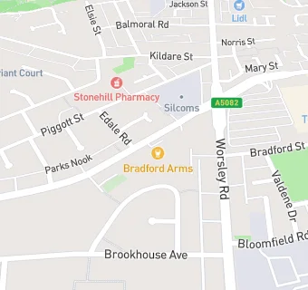 map for Bridgewater Hotel