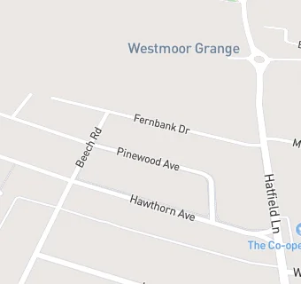 map for Pinewood Avenue Care Unit